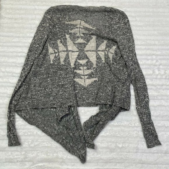Hollister Women's Gray Waterfall Open Front Cardigan‎ Sweater Size Xsmall Small - Picture 4 of 6